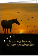 Sympathy Loss of Grandmother, Grandmom, Grandma card