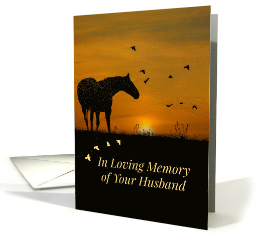Sympathy Loss of Husband, Husband Condolences card (1469748)