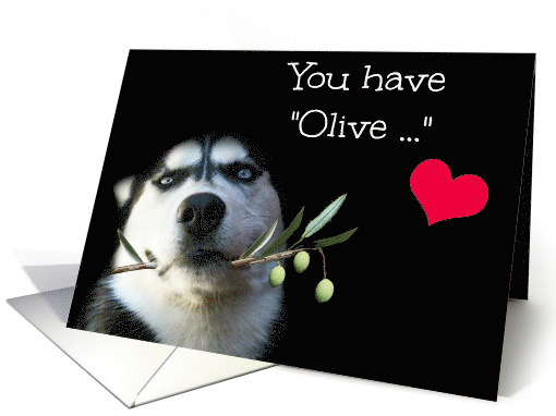 Cute, Fun and Funny All of My Love Valentine's Day card (1472180)