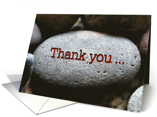 Thank You for Being my Rock, Thank You Rock card (1473592)