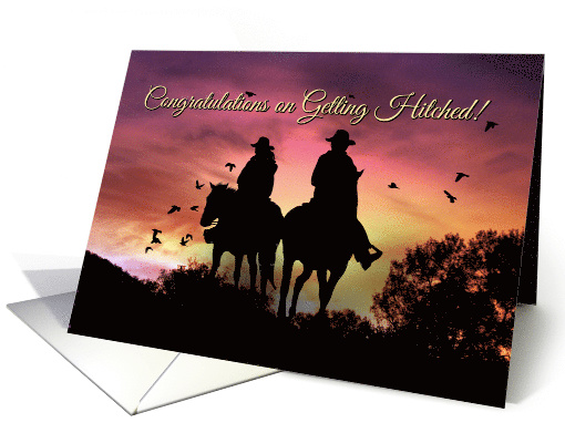 Rustic Country Western Congratulations Wedding with... (1482082)