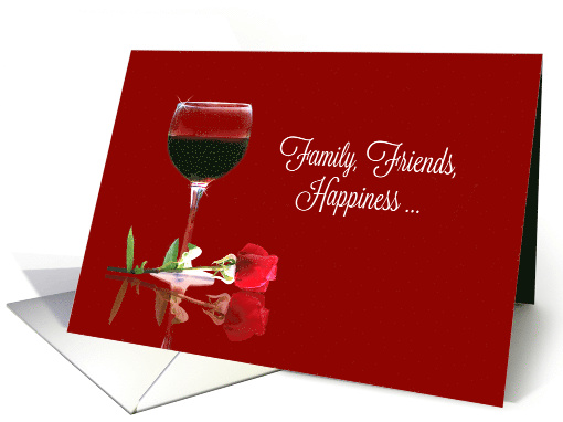 Fun and Wine Happy Birthday, Humorous Pretty Birthday card (1483558)