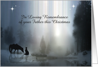 Country Western Christmas Remembrance Card Customize Realtionship card