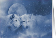 Wolf Season’s Greetings, Beauty of the Season, Wolf Snow Holiday Cards