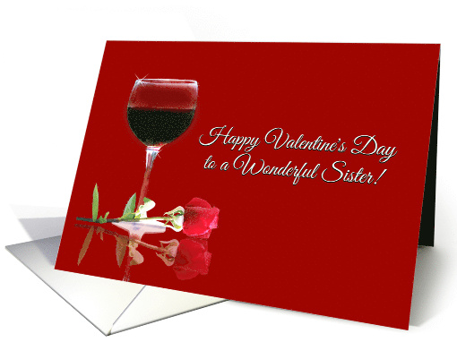Happy Valentine's Day to a Wonderful Sister! card (1508702)
