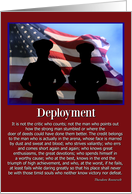 Good Bye Military Deployment Famous Quote by Theodore Roosevelt card