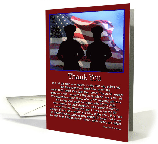 Thank You Veteran, Military Service, Patriotic Thank You... (1530222)