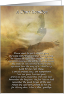 Spiritual Metaphysical Native American Inspired Southwestern Sympathy card