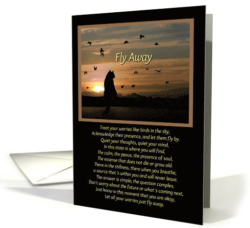 Cat Encouragement Poem, Do Not Worry, Spiritual New Age... (1532394)