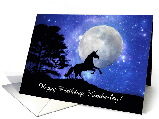 Personalized Unicorn Birthday, Name of Cover Birthday,... (1535004)