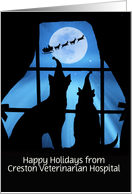 Happy Holidays Cat and Dog Business Animal Services, Veterinarian, Pet card