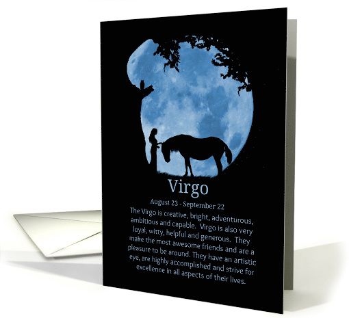 Virgo Happy Birthday Zodiac Birthday card (1567750)
