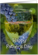 Pretty Wine Vineyard Themed Happy Father’s Day card