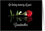 Sympathy for Loss of Grandmother Rose card