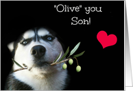Happy Birthday Son, I Love You card
