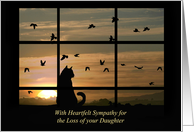 Sympathy for the Loss of Your Daughter card
