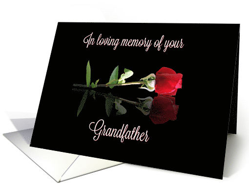Grandfather Sympathy Condolences in Loving Memory card (1640940)