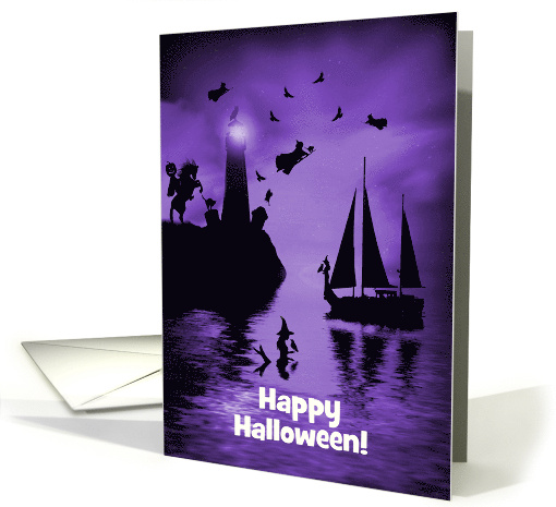 Halloween Fantasy Witches Mermaid Headless Horseman Black... (1648220)