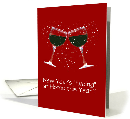 Corona Virus Covid Happy New Year Wine Staying at Home... (1659322)