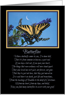 Sympathy Card Loss of Someone to Suicide Spiritual Butterfly Poem card