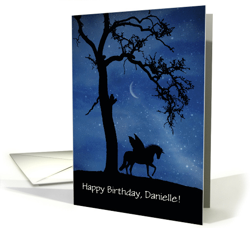 Custom Name Unicorn Pegasus Unicorn Mystical Magical Moon... (1677082)