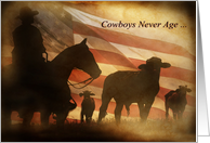 Cowboy American Flag...