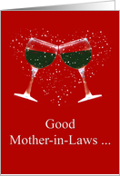 Funny Happy Birthday Daughter in Law with Wine card