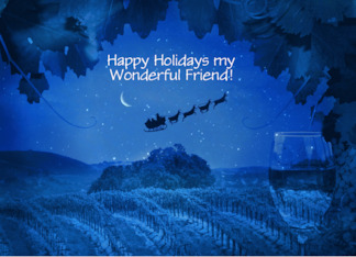 Happy Holidays Wine...