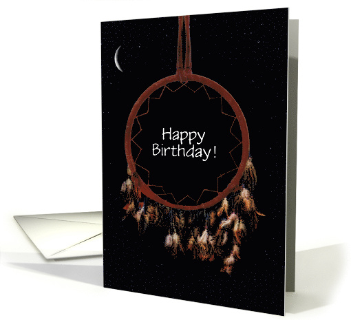 Happy Birthday Dreamcatcher Custom Text with Crescent... (1718684)