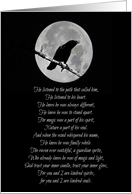 Wiccan Inspired Happy Birthday with Raven or Crow and Poem for Him card