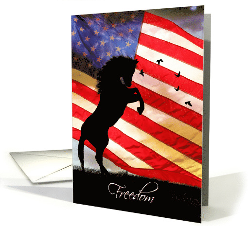 4th of July Freedom With American Flag and Free Rearing... (1736344)