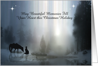 1st Christmas Remembrance of Loved One Custom Cover card