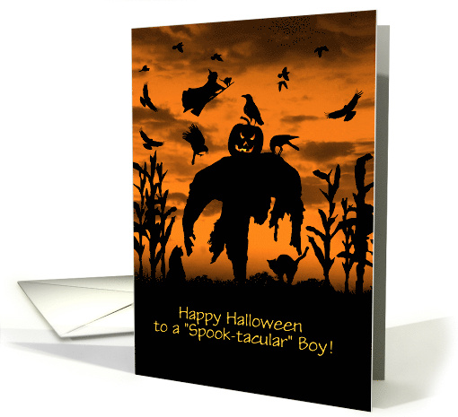 Happy Halloween for Kid Boy Spooky Jack O Lantern and... (1744628)