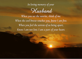 Husband Remembrance...