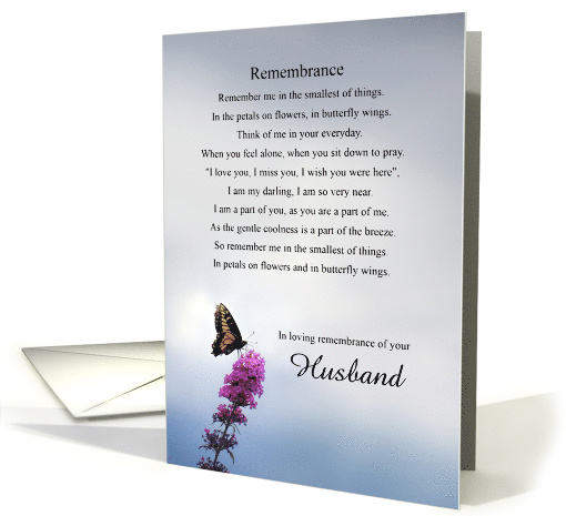 Remembrance Anniversary of Death Passing Husband or... (1747360)