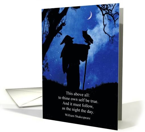 Pagan Wicca Birthday with Famous Quote Shakespeare... (1754394)