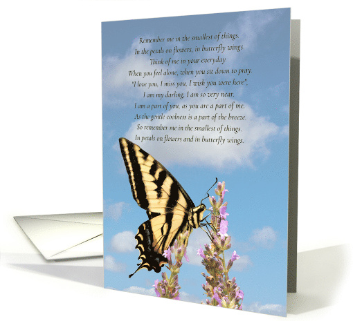 Sympathy Remembrance with Swallowtail Butterfly and... (1757328)