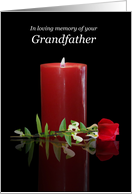 Grandfather Sympathy in Loving Memory Condolences card