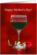 Mothers Day Funny Wine for Anyone General Holiday card