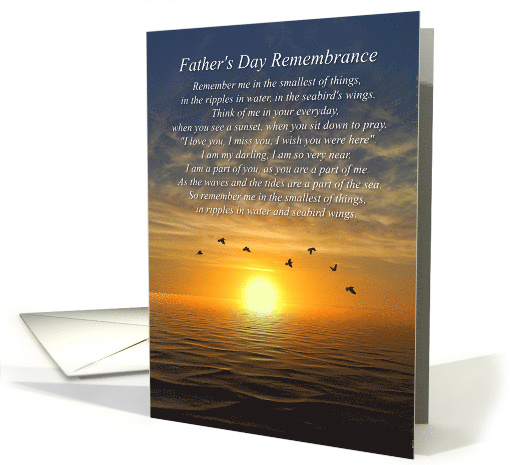 Fathers Day Sympathy Memorial First Fathers Day without... (1770868)