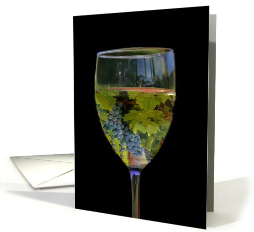 wine birthday cheer card (636438)