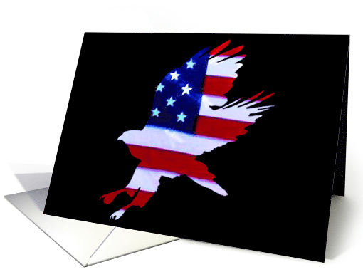 Patirotic Dramatic Thank You For Your Service for Veteran card