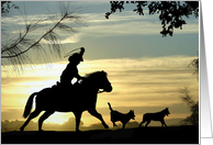 Little Cowboy Adventure Birthday card