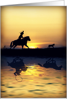 Cowboy, Country Western, Follow Your Dreams, Dream Big, Cute Cowboy, card