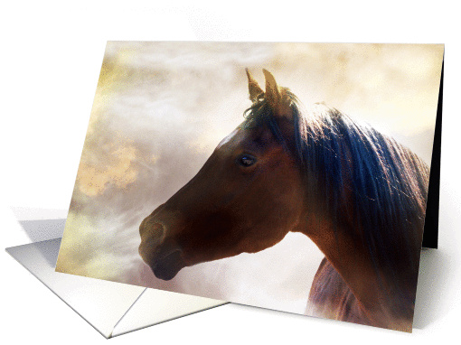 Horse Spirit Sympathy card (980275)