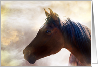 Horse Spirit Sympathy card
