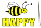 BEE HAPPY card