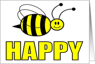 BEE HAPPY card