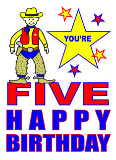 YOU'RE FIVE HAPPY...
