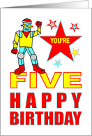 YOU'RE FIVE HAPPY...